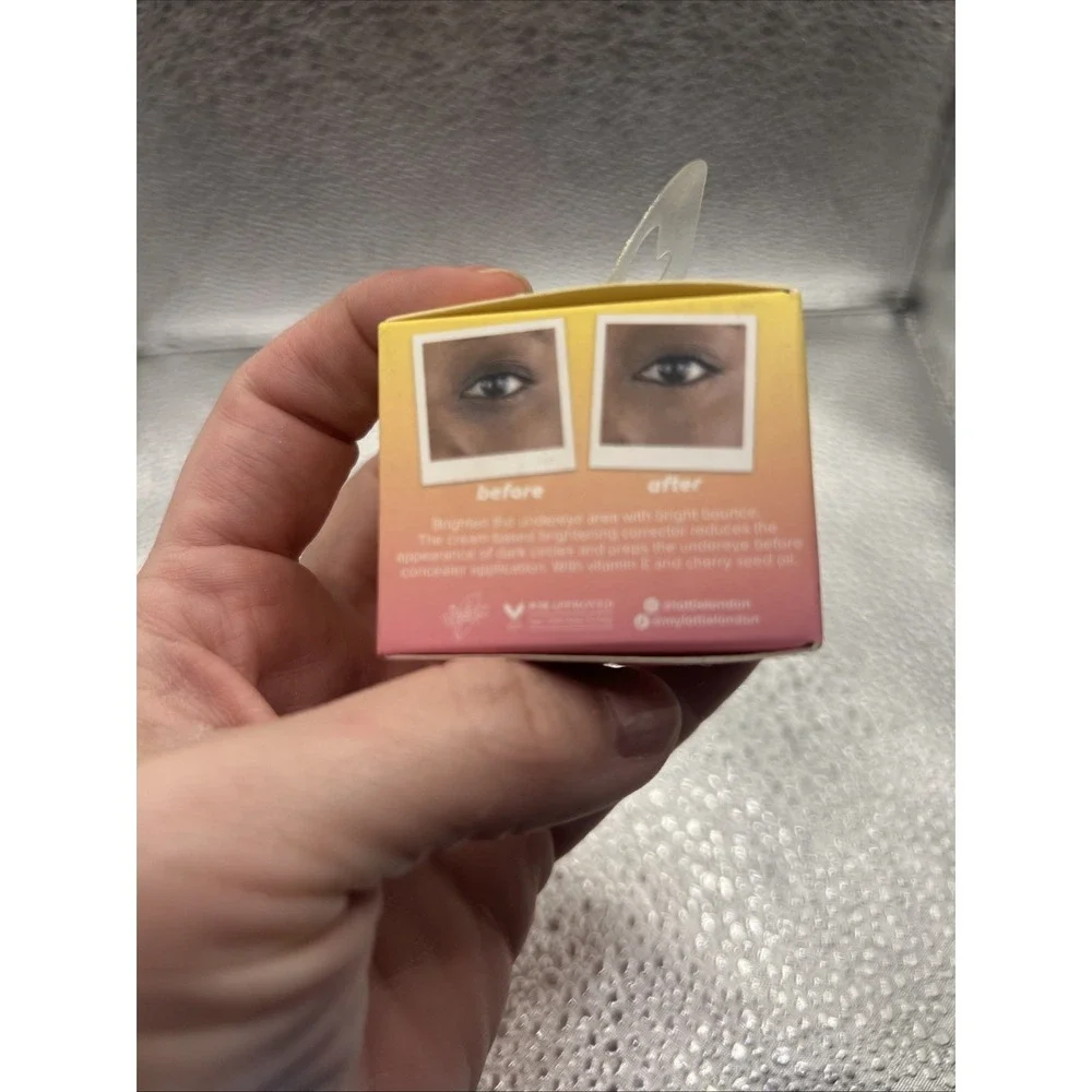 Lottie London Bright Bounce IN DEEP Undereye Brightening Corrector Cream NEW